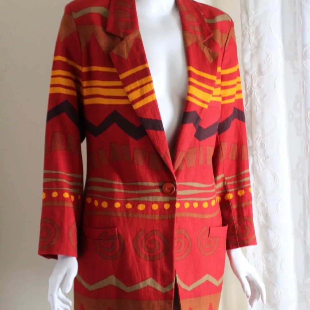 Ellen Tracy linen blazer